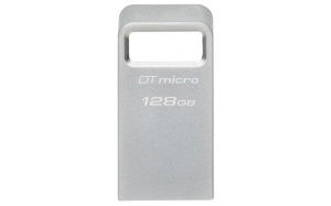Memorie USB Flash Drive Kingston 128GB Data Traveler Micro, USB 3.2 Gen1, Metalic - Img 4