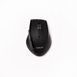 MOUSE Spacer, PC sau NB, fara fir, USB 2.4 GHz, optic, 800/ 1200/1600 dpi, butoane/scroll 6/1, rezolutie selectabila, negru, SPMO-W02 - Img 2