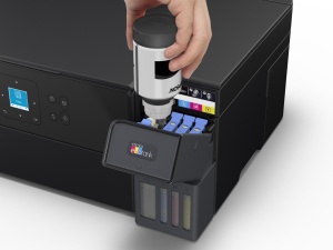 Multifunctional inkjet color Epson EcoTank CISS L4360, dimensiune A4 (Printare,Copiere, Scanare), printare borderless, viteza 33ppm alb-negru, 20ppm color, rezolutie 4800 x 1200 dpi, alimentare hartie 100 coli, duplex automat, scanner CIS rezolutie 1,200 - Img 2