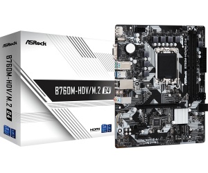 Placa de baza ASRock B760M-HDV/M.2 D4, Socket 1700, DDR4, Micro-ATX