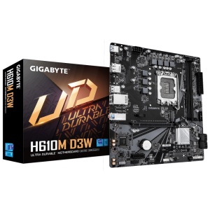Placa de baza Gigabyte H610M D3W, Socket 1700, DDR5, Micro-ATX