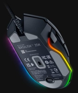 Razer Basilisk V3 35K, cu fir, bluetooth, rezolutie maxima 35000 DPI, 11 butoane programabile, autonomie pana la 140h (mod wireless, miscare constanta la 1000Hz), pana la 210h (mod bluetooth), iluminare Razer Chroma™ RGB, senzor Focus Pro 35K Optical - Img 9