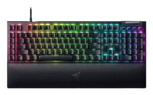 Tastatura mecanica gaming BlackWidow V4 (Yellow Switch), taste ABS, layout US, iluminare RGB, cu 6 butoane customizabile, suport pentru incheietura magnetic, negru - Img 2