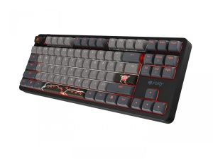 Tastatura Mecanica Gaming Fury Kanabo K6, RGB, USB, Negru si Gri, TKL - Img 2