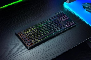 Tastatura Mecanica Gaming Razer BlackWidow V4 Low-Profile Tenkeyless HyperSpeed, RGB, Wireless, negru