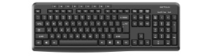Tastatură wireless 2.4G Tastatură: cu rând independent de taste multimedia Mod: 2.4G Număr taste: 104 + 9 taste rapide Material: ABS Culoare: Negru Chipset: Huntersun Aspect: Orice aspect disponibil Tip interfață: USB Dimensiune: 442*152*25mm ; 440g