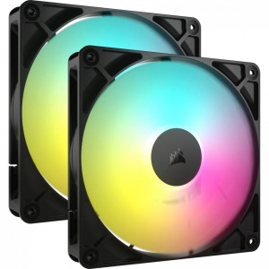 Ventilator Carcasa CORSAIR RS140 ARGB, 14 cm, 1700 RPM, 2 ventilatoare, RGB