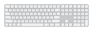 Apple Magic Keyboard (2024) w Touch ID and Numeric Keypad - US English - White Keys - Img 2