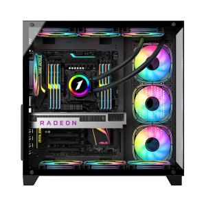 Carcasa 1STPLAYER Gaming MV8 Cube Tower NEGRU - Img 4