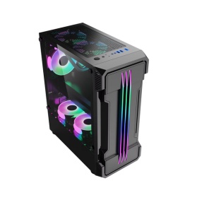 Carcasa PRO GAMING ZERG Mid Tower ARGB Negru - Img 2