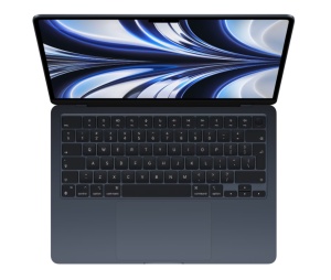 MacBook Air 13.6" Retina/Apple M2 (CPU 8-core, GPU 8-core, Neural Engine 16-core)/16GB/256GB - Midnight - RO KB (2022) - Img 2