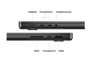 MacBook Pro 14.2"/Apple M4 Pro (CPU 14-core, GPU 20-core, Neural Engine 16-core)/24GB/1TB - Space Black - INT KB - Img 4