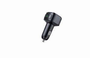 Modulator FM Serioux ABFM46, Bluetooth 5.0 , raza actiune de până la 5 m, voltaj intrare: 1x DC 12V/24V, 2 porturi USB: 1 X USB QC3.0 1 x USB audio (pana la 32 GB), format muzica: MP3/WMA/WAV, frecvența FM: 87.5MHz - 108.0MHZ , microfon incorporat, - Img 2