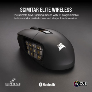 Mouse Gaming Corsair SCIMITAR ELITE WIRELESS MMO Optical cu fir, negru - Img 9