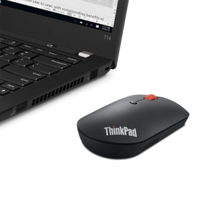 Mouse Wireless Lenovo ThinkPad Bluetooth Silent Mouse, 2400 dpi, Negru - Img 4