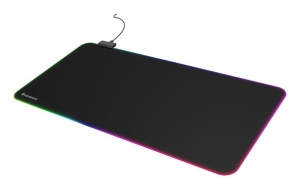 Mousepad Genesis Boron 500 XXL, iluminare RGB, material cauciuc + textil, dimensiuni 800x400x4 mm, negru - Img 9