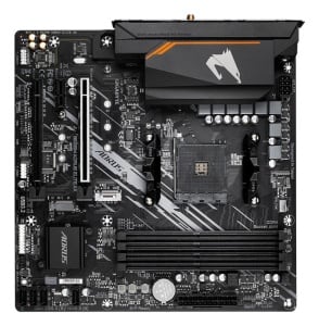 Placa de Baza GIGABYTE B550M AORUS ELITE AX AM4, 4x DDR4, 1x DVI-D 1x HDMI, 1x PCIE 4.0 x16 1x PCIE 3.0 x4 1x PCIE 3.0 x1, 2x M.2, 4x SATA 6GB/s, mATX - Img 5