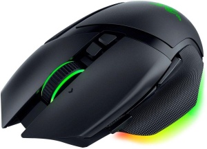 Razer Basilisk V3 35K, wireless, bluetooth, rezolutie maxima 35000 DPI, 11 butoane programabile, autonomie pana la 140h (mod wireless, miscare constanta la 1000Hz), pana la 210h (mod bluetooth), iluminare Razer Chroma™ RGB, senzor Focus Pro 35K Optical - Img 2