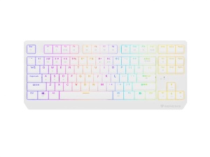 Tastatura gaming mecanica wireless Genesis Thor 230 TKL, iluminare RGB, 87 taste, 11 butoane multimedia, alb - Img 8