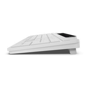 Tastatura Lenovo 800 Self-Charging Bluetooth; reincarcabila cu ajutorul luminii ambientale, fara spatiu destinat bateriilor clasice; layout: US; conectivitate: BT 5.1, se poate conecta la 3 dispozitive; greutate: 635g; compatibil cu Windows 10, Windows - Img 4