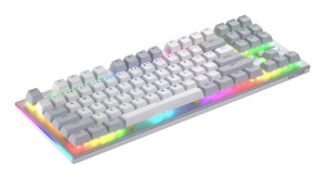 Tastatura mecanica cu fir Hator Gravity TKL conectivitate USB, polling rate 1000Hz, iluminare RGB cu functia de a customiza fiecare tasta individual, tip switch HATOR Aurum Orange Linear rev.2.0, durata de viata switch 70M de clickuri, material taste - Img 8