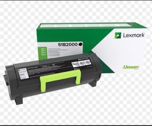 Toner Lexmark 51B2000, Black