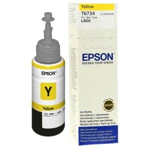 Cartus cerneala Epson T6734, yellow, capacitate 70ml, pentru Epson L800 - Img 2