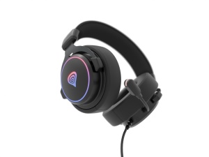 Casti gaming cu fir Genesis Neon 764, sunet 7.1 Surround, microfon, impendanta 32 ohm, frecventa raspuns 20 - 20.000 Hz, lungime cablu 220 cm, iluminare RGB, frecventa raspuns microfon 100 - 10000 Hz, sensibilitate microfon -42dB, impendanta microfon - Img 6