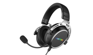 Casti gaming cu fir Hator Hypergang 3 USB, conectivitate USB Type-C / USB Type-Amaterial membrana compozit, conexiune catre HATOR SyncHUB™, Virtual 7.1 Surround Sound, logo iluminat RGB, apeluri prin BT in gaming mode, frecventa raspuns 10Hz-44kHz, - Img 9