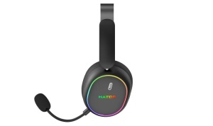 Casti gaming wireless Hator Phoenix 2, material membrana PET, frecventa raspuns 10Hz-44kHz, impendanta 32Ω, putere maxima 30mW, autonomie bateria pana la 45 de ore, timp incarcare 4 ore, conexiune HATOR SyncHUB™, conexiune HATOR ClearScan™, spatial - Img 8