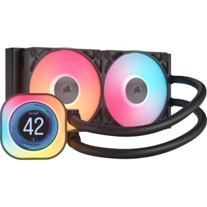 Cooler Procesor CORSAIR iCUE LINK TITAN 240 RX LCD NEGRU - Img 2