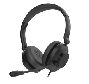 HEADSET AXTEL ONE UC35 STEREO HD AXH-ONE , Corded, Plug&Play USB / 3.5mm Jack Headset Conectivity USB-A, USB-C; Jack / with STEREO HD . Speaker Size has 40 mm / Passive noise reduction : STRONG / Vegan Leather - Img 11