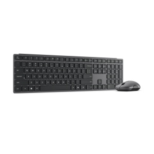 Kit wireless tastatura si mouse Lenovo 700 Modern, taste numerice, gri inchis