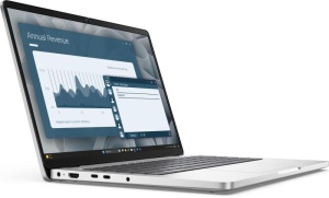 Laptop DELL PRO 14 Plus, 14", Non-Touch, FHD+ 1920 x 1200, 60Hz, IPS, Anti-Glare, 300 nit, 45% NTSC, FHD+IR Cam, Fingerprint Reader, Platinum silver color, metallic finish, AMD Ryzen(TM) AI 7 PRO 350 Processor (24 MB cache, 8 cores, 16 threads, up to 5.0 - Img 3