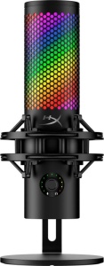 Microfon gaming HyperX QuadCast 2 S pentru Streamers/Content Creators, cardioid, USB-C, 32-bit bit depth, 192kHz sampling rate, 100+ LED-uri aRGB, PC Win11, Mac, Steam Deck, negru - Img 3