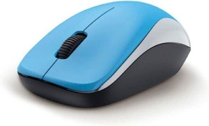 Mouse Genius NX-7000 wireless, PC sau NB, wireless, 2.4GHz, optic, 1200 dpi, butoane/scroll 3/1, albastru - Img 2