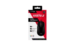 Mouse HP cu fir, HYPERX Pulsefire Haste, Pixart 3327 sensor, DPI pana la 26.000, greutate 254g, negru - Img 3