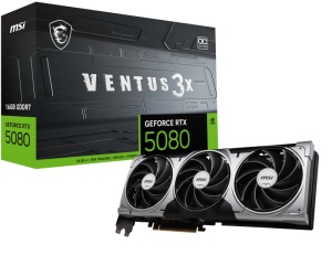 Placa video MSI GeForce RTX 5080, 16GB GDDR7, PCI Express 5.0, 256-bit