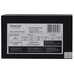 Sursa Spacer ATX True Power TP500, 500W - Img 3