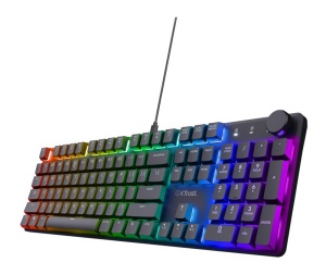 Tastatura mecanica Trust GXT 866 Torix cu fir, swtich linear, 104 butoane, full RGB, butoane programabile, tipuri de jocuri FPS, MMO, MOBA, RPG, RTS, negru - Img 9