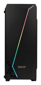 Carcasa Spacer Flash, ATX, MidTower NEGRU - Img 10
