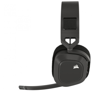 Edition HS80 MAX WIRELESS Type Wireless (RF + Bluetooth) Design Audio Intended for Computer Gaming Console Gaming Mobile Audio Controls Bluetooth/RF Button Mic Auto-Mutes When Flipped Up Power Button Volume Wheel Colour - Img 3