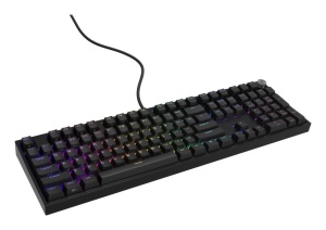 GAMING KEYBOARD GENESIS THOR 404 US LAYOUT RGB BACKLIGHT MECHANICAL BLACK GATERON YELLOW PRO - Img 2
