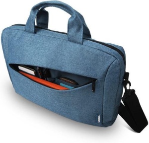 Geanta laptop Lenovo Casual Toploader T210, 15.6", Blue, rezistent la apa, compartiment accesorii, compartiment laptop captusit, Material: Textil, Dimensiuni externe: 362 x 22 x 250 mm, Greutate: 465g - Img 2
