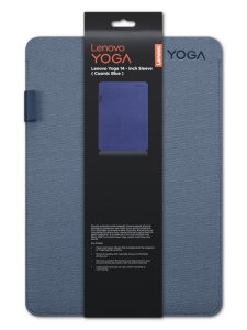 Husa Lenovo Yoga pentru laptop de 14 inch, fabricata din poliester; potrivita pentru dispozitive cu dimensiuni de pana la: 31.77 cm x 22.21 cm x 1.66 cm, culoare: albastru (cosmic blue) - Img 6
