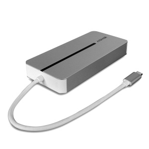 Lindy DST-Mx Duo Mini Docking Station USB Type-C, Dual display (4k), 100W Pass-through charging, rezolutie single display 4k@60, rezolutie dual display 4k@60 + 4k@30, 2x USB Type A, 1x USB-C (PD & Data), 2x HDMI, 1x RJ45, 2x Card reader (microSD & SD), - Img 2