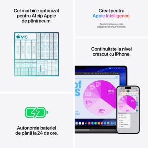 MacBook Pro 14.2"/Apple M5 (CPU 10-core, GPU 10-core, Neural Engine 16-core)/32GB/2TB - Silver - INT KB (No Adapter) - 2025 (Cto from MDE64RO/A) - Img 6