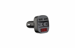 Modulator FM Serioux ABFM60, Bluetooth 5.0 , raza actiune de până la 5 m, voltaj intrare: 1x DC 12V/24V ,2 porturi USB: 1x USB DC5V 2.4A Max 1 x USB audio (pana la 32 GB), slot MicroSD (pana la 32 GB), format muzica: MP3/WMA/WAV, frecvența FM: 87.5MHz - - Img 5