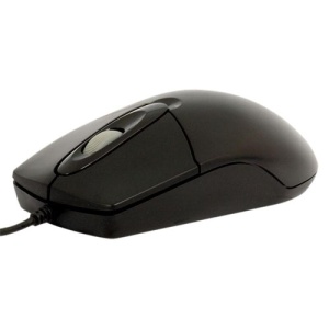 Mouse A4tech cu fir, optic, OP-720, negru - Img 2