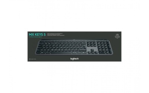 Tastatura Logitech MX Keys S, Iluminare, 2.4GHz&Bluetooth, USB-C, US INTL layout, graphite/negru - Img 4